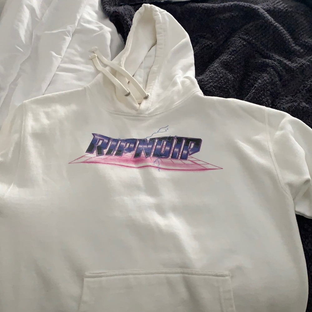 Rip n Dip White Hoodie